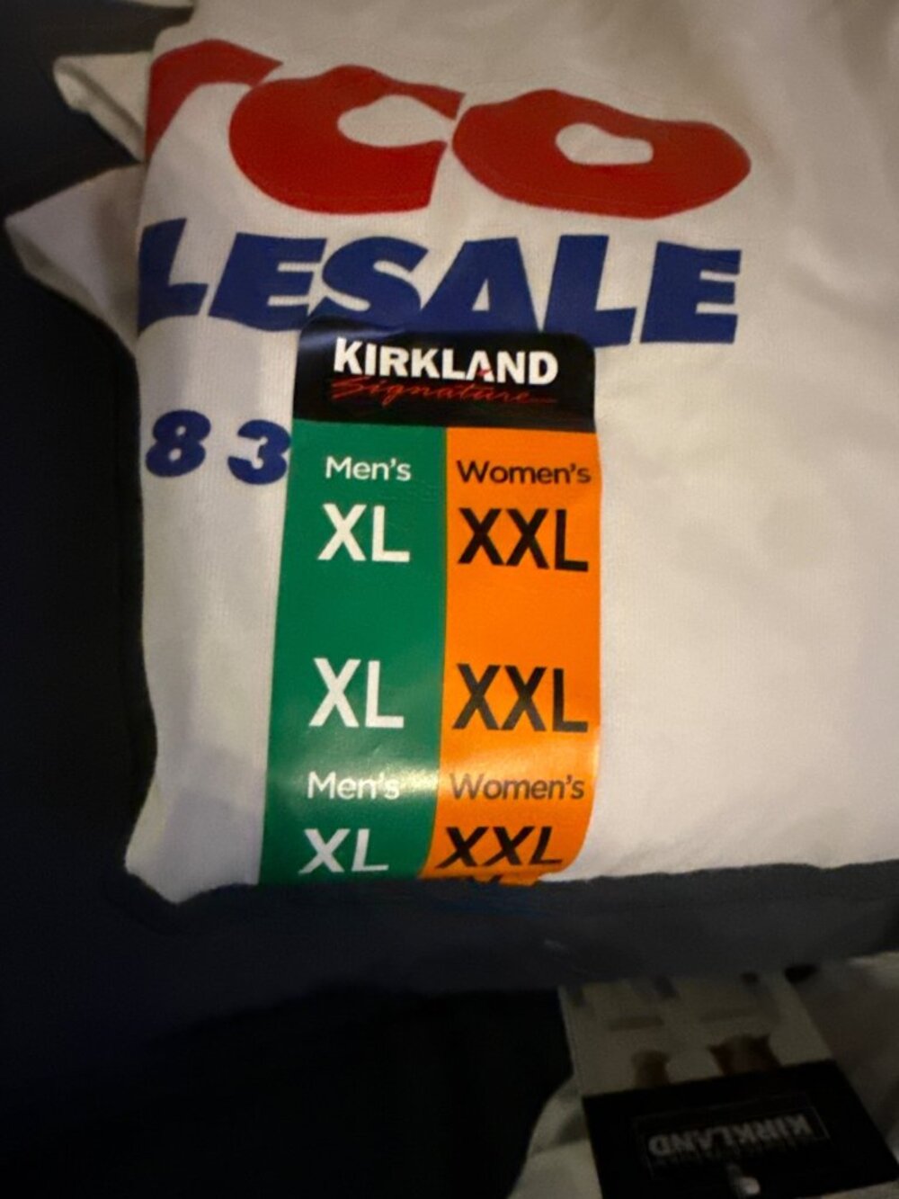 Costco Kirkland Wholesale Unisex Logo Tee, Men's XL / Women's XXL, New with Tag - Picture 4 of 6